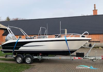 Styrepultbåd Gemi 630 CC Motorboten 2020, met Honda BF150XU motor, Denemarken
