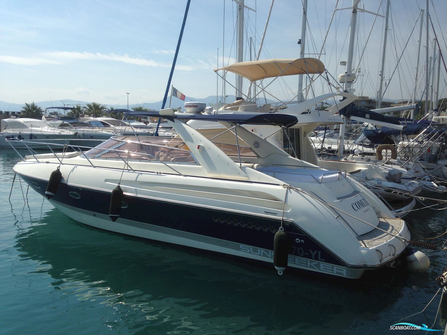Sunseeker Comanche 40 Motorboten 1995, met Volvo Kad42 motor, France