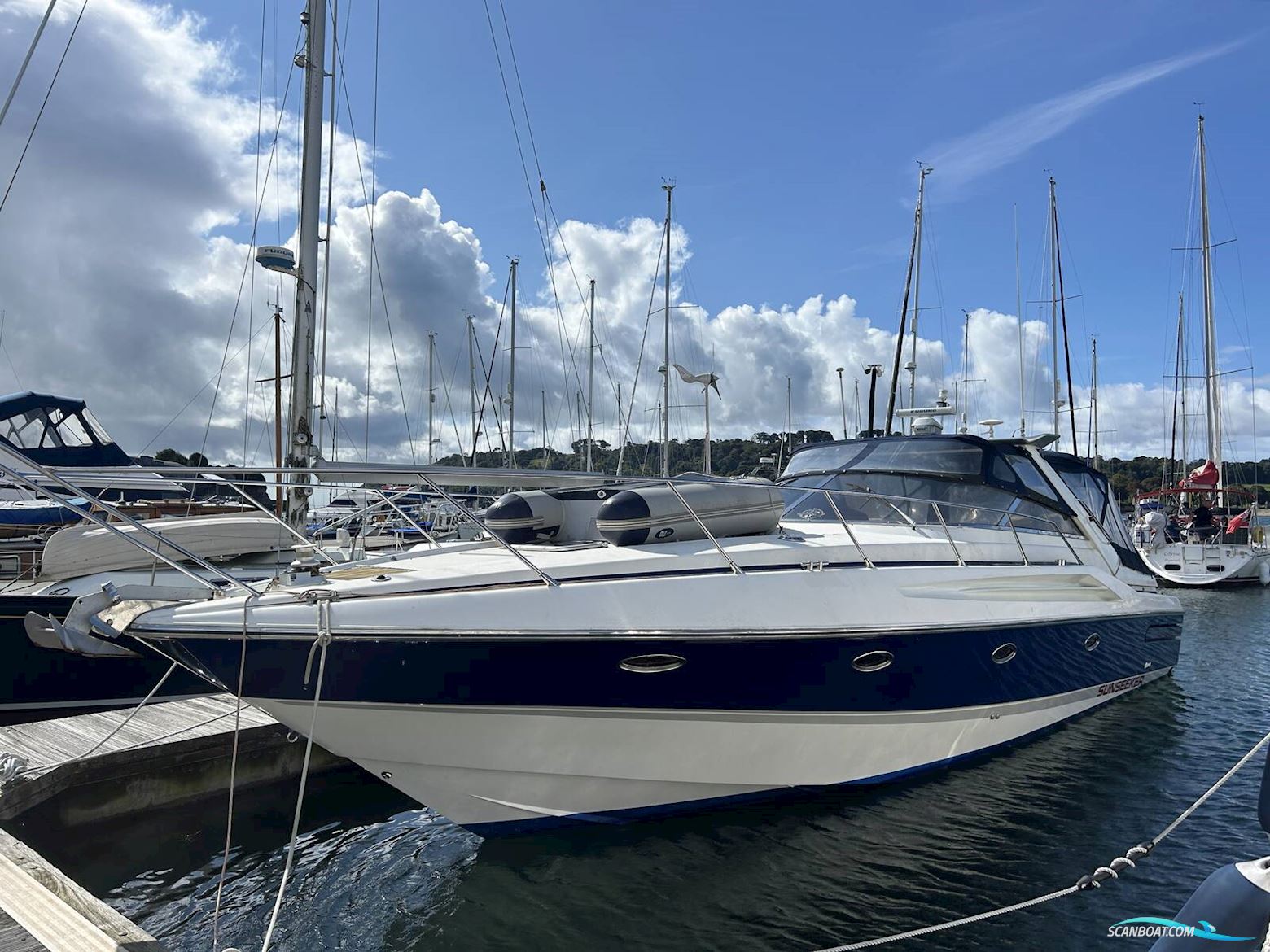 Sunseeker Mystique 42 Motorboten 1992, met Detroit motor, United Kingdom