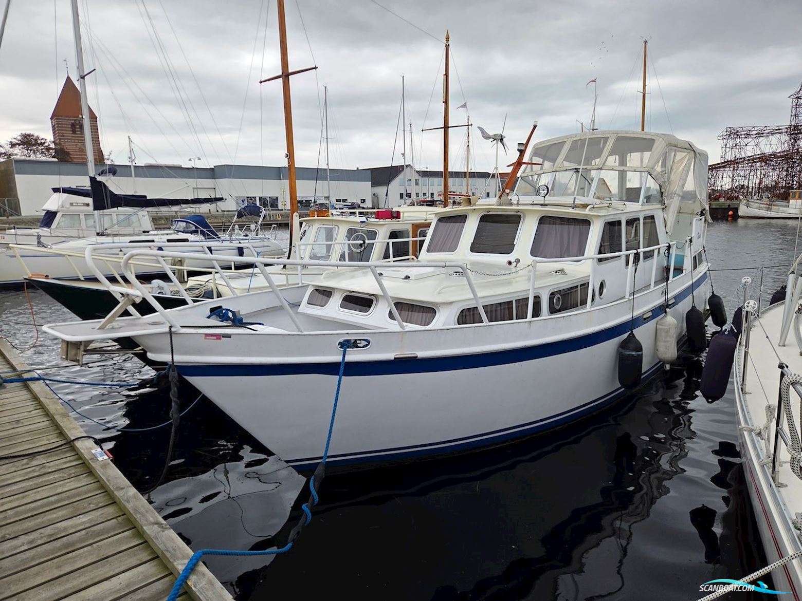 Super Boorn Kruiser 1150 Motorboten 1976, met Perkins motor, Denemarken