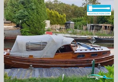 Swedish Yachtbuild Spitsgatter Motorboten 1950, met Yanmar motor, The Netherlands