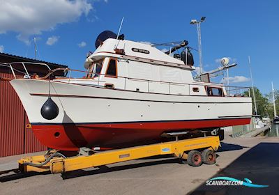 Taiwans Trawler Motorboten 1980, met Ford Lehman 2715, 6 Cyl, 120 Hp motor, Sweden