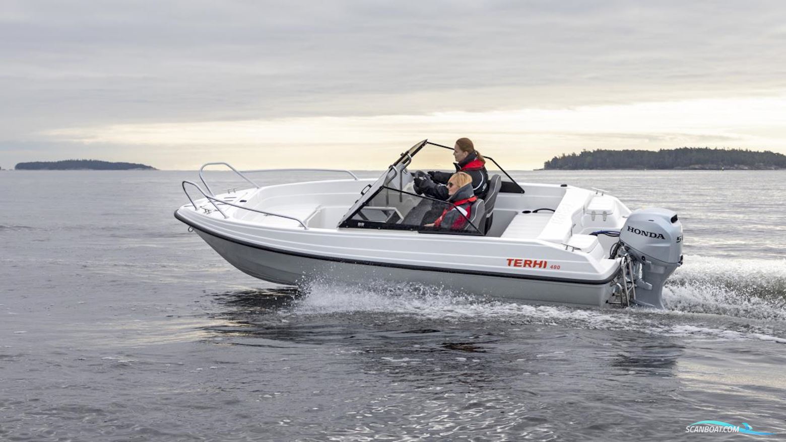TERHI 480 BR Motorboten 2025, met Honda motor, Sweden