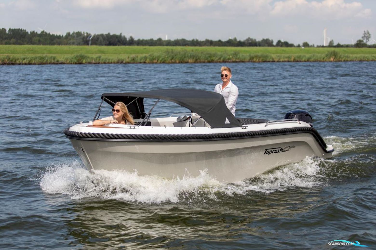 Topcraft 627 Tender op voorraad! Motorboten 2025, met Tohatsu motor, The Netherlands