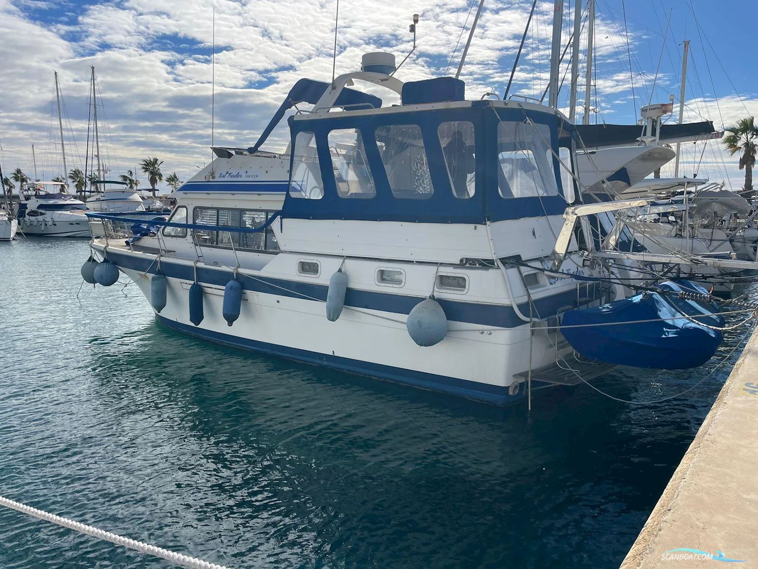 Trader 41 + 2 Motorboten 1990, met Volvo motor, Spain
