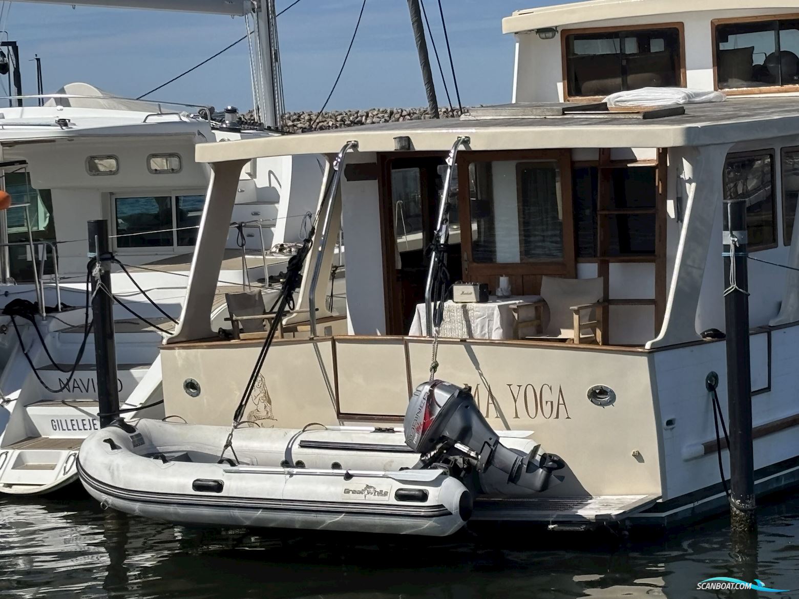 Trawler Blue Ocean 50 med bådplads i Gilleleje.