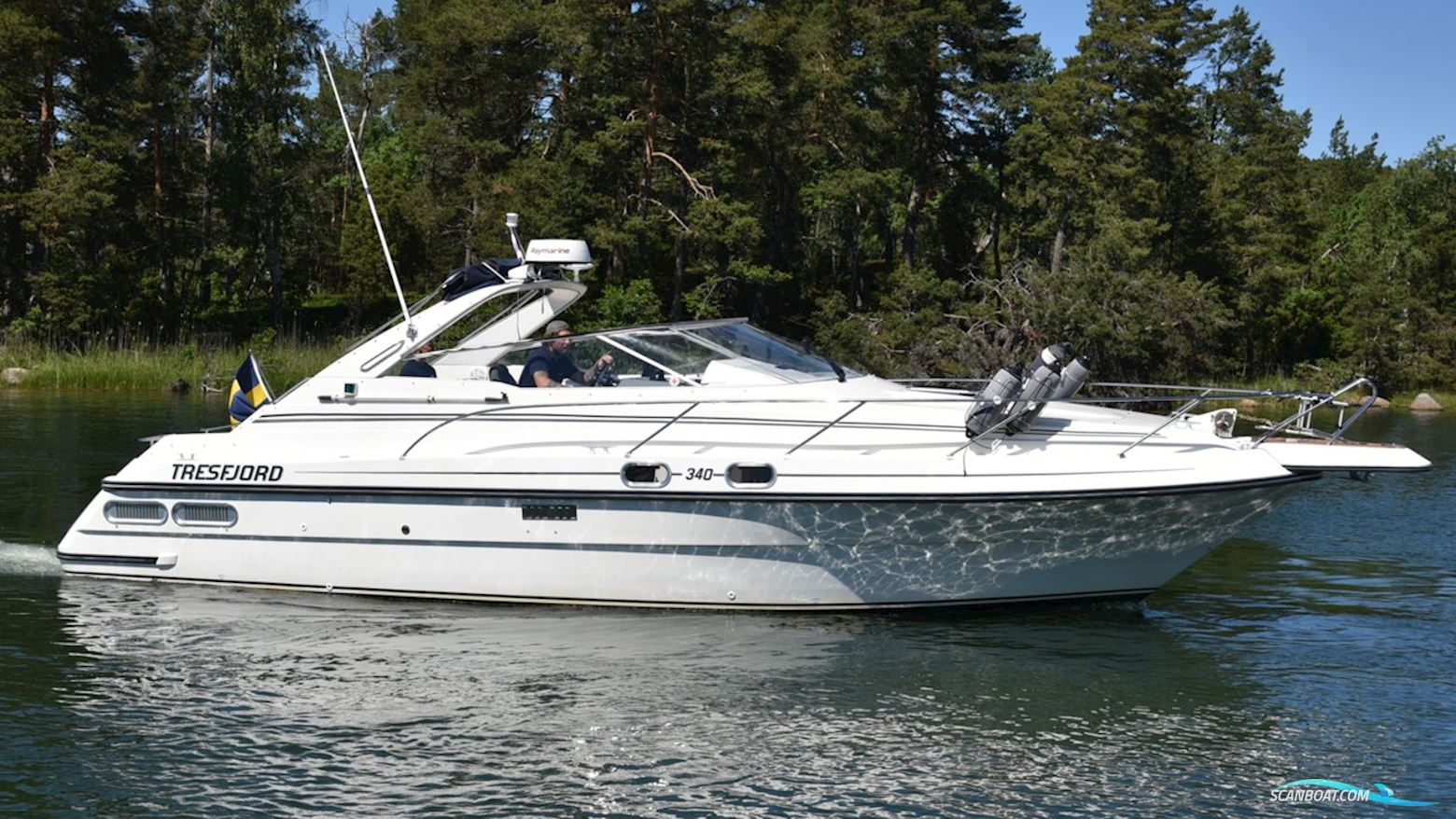 Tresfjord Ultra Motorboten 1990, met Volvo Penta motor, Sweden