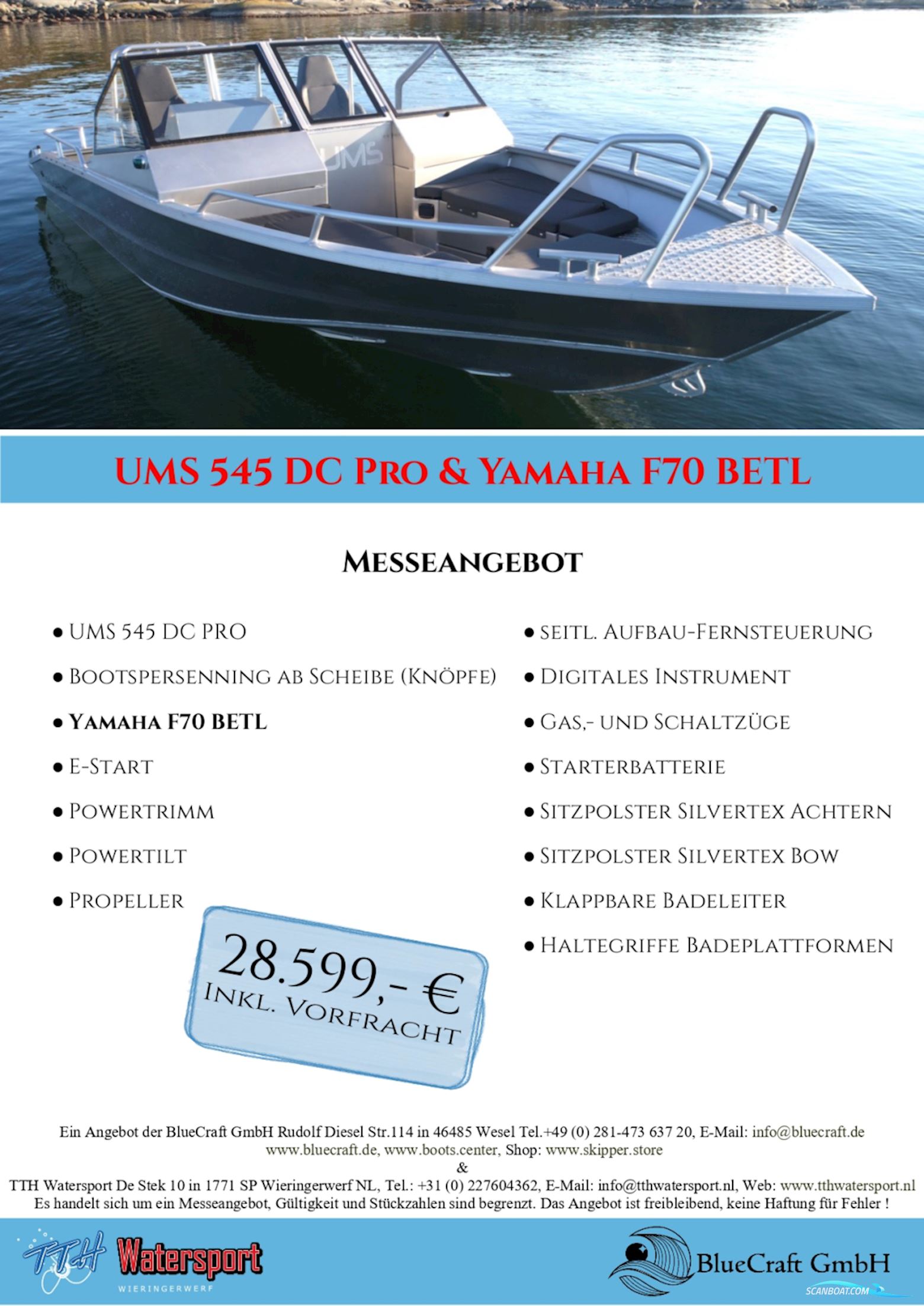 Ums 545 DC Pro Met Motor