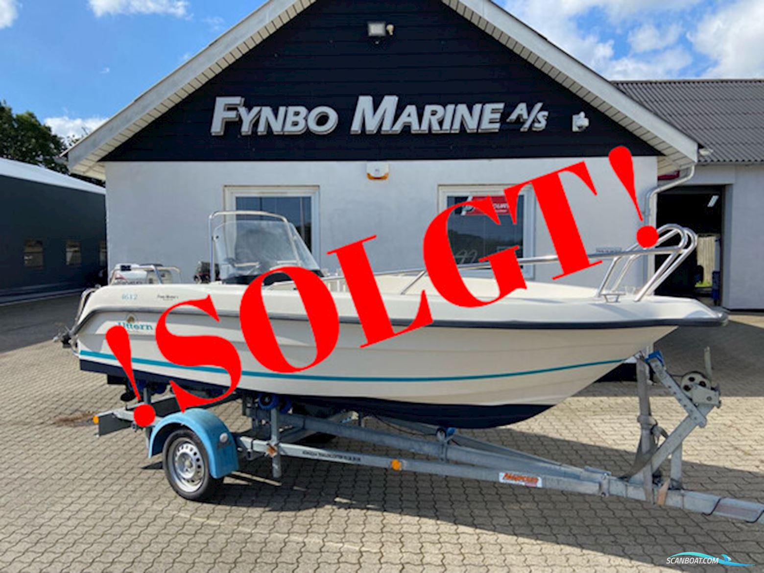 Uttern 4612, Mariner 60 HK 2T...SOLGT Motorboten 1999, met Mariner motor, Denemarken