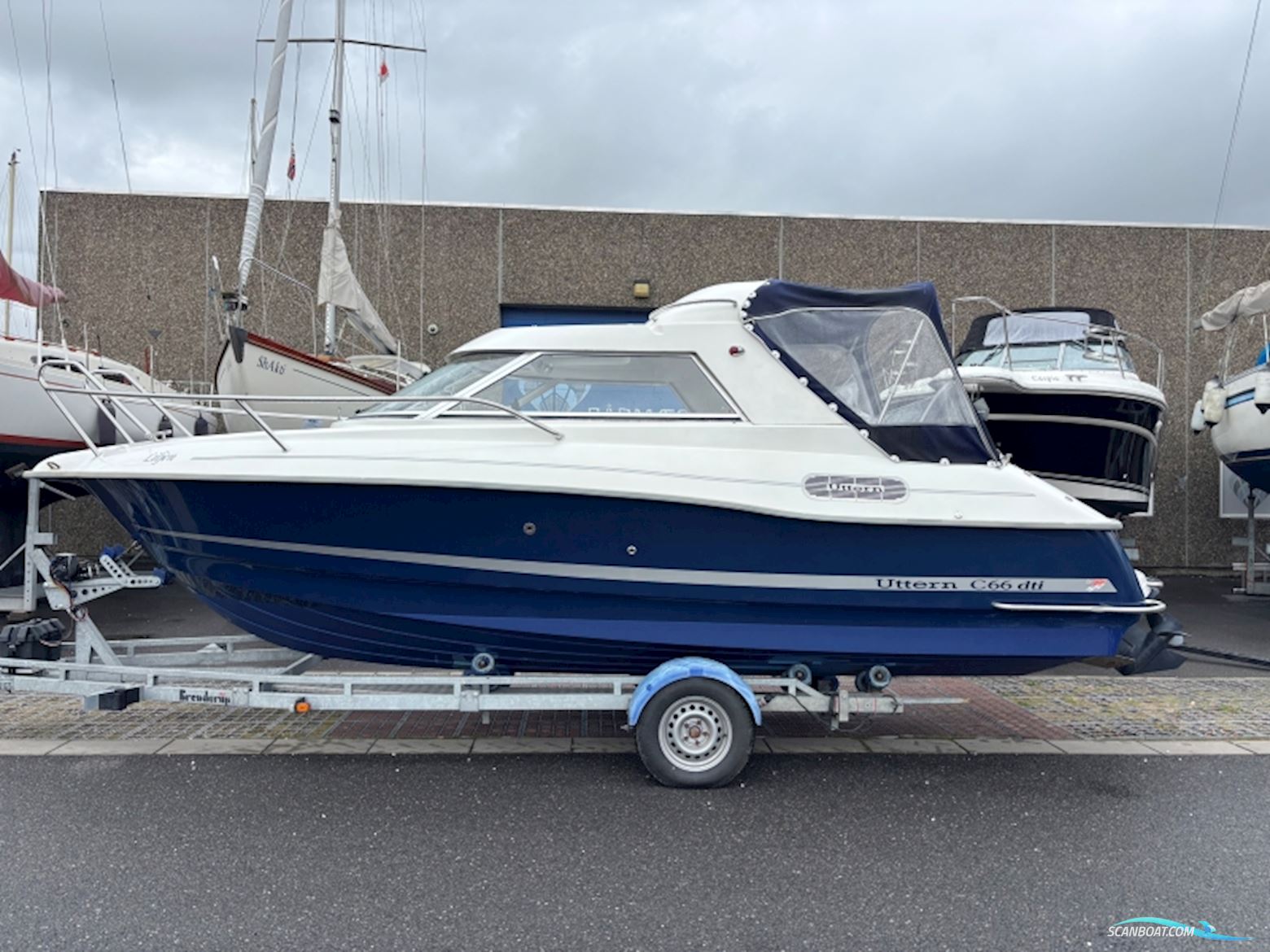 Uttern C66 Hardtopbåd Motorboten 2006, met Mercruiser motor, Denemarken