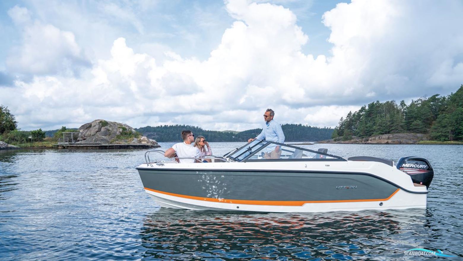 Uttern T59 Motorboten 2024, met Mercury motor, Sweden