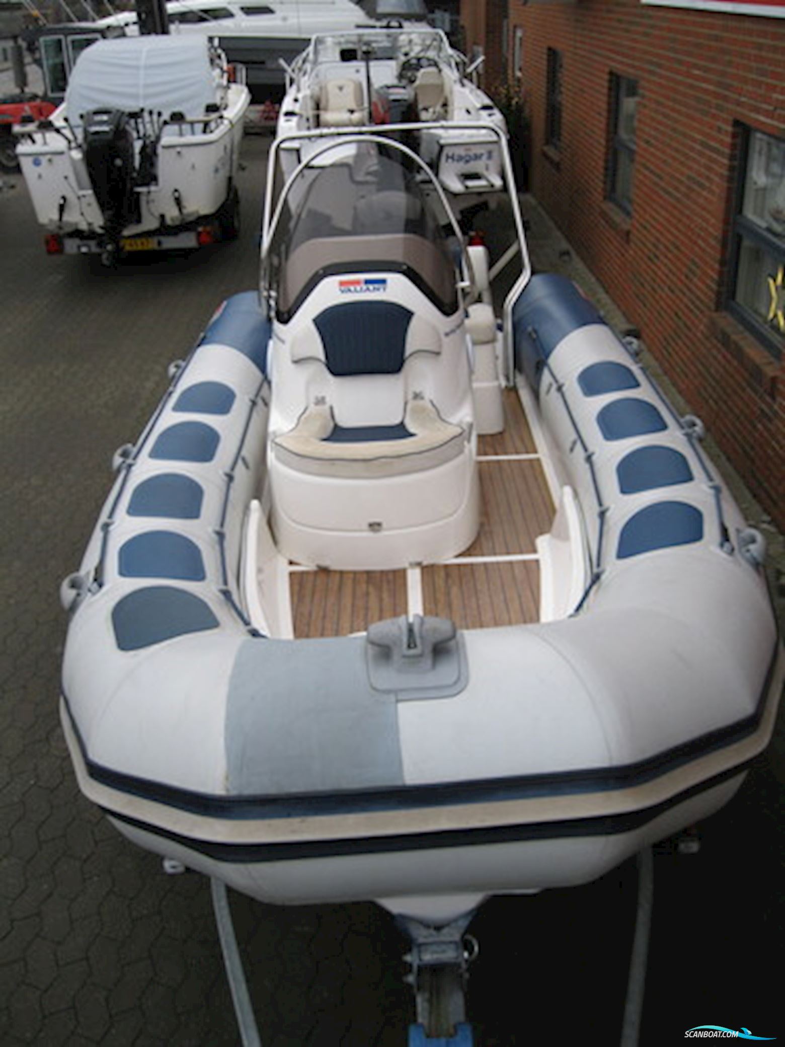 Valiant V-570 rib m/Mercury F150 hk EFI 4-takt og Brenderup trailer - NU NEDSAT KR. 15.000,- !