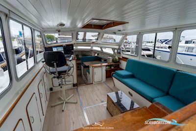 Valkkruiser 12.30 AK Cabrio Motorboten 1984, met Ford Lehman motor, The Netherlands