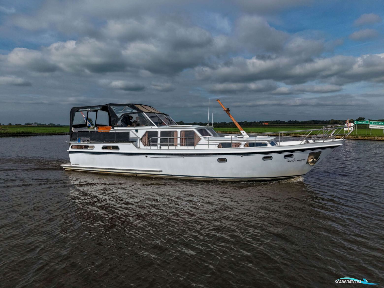Valkkruiser 13.50 AK Motorboten 1992, met DAF motor, The Netherlands