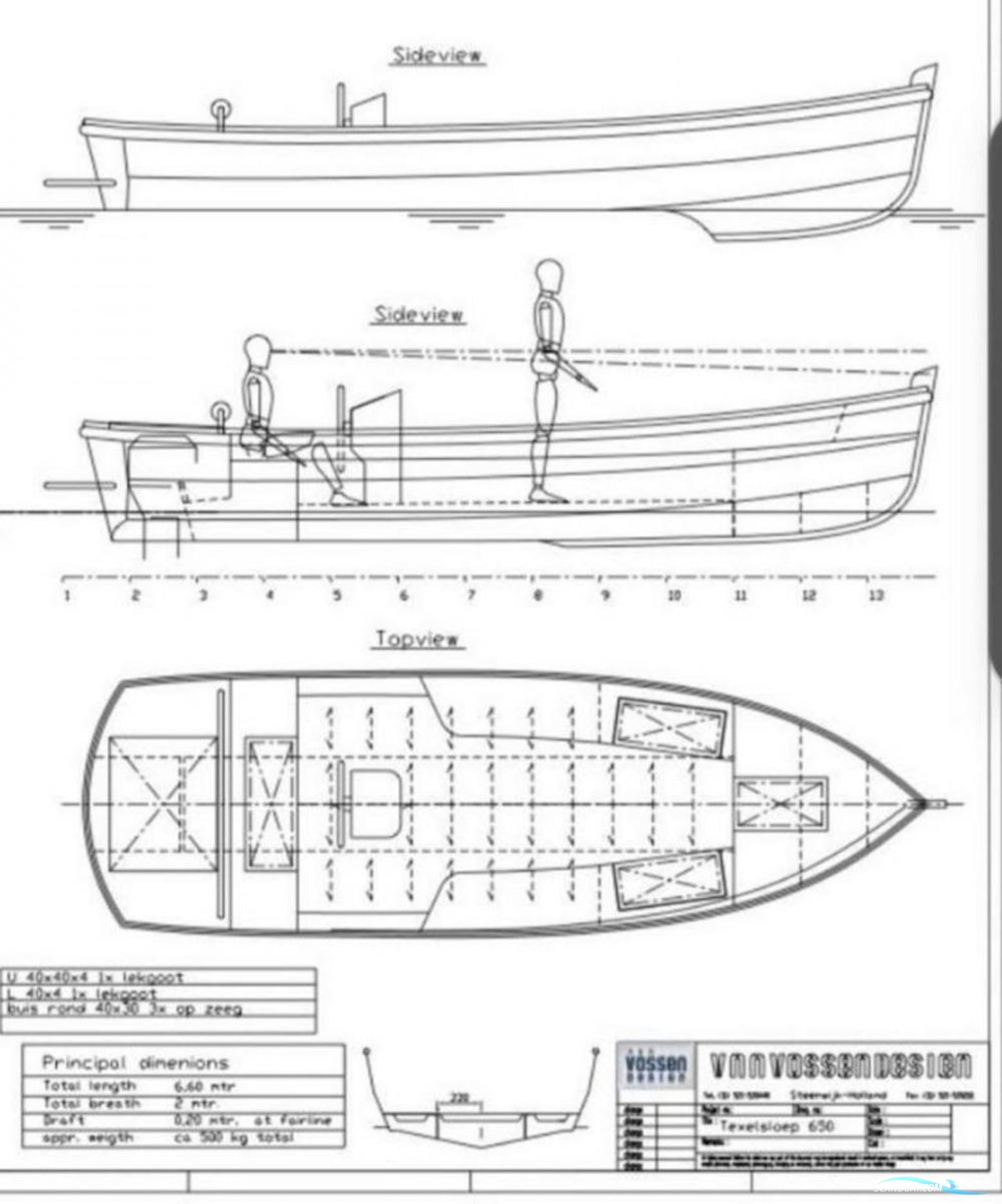 Van Vossen Texelsloep 650