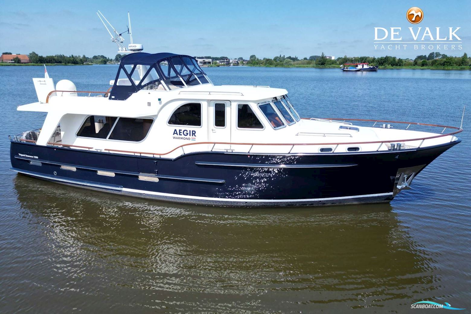 Vripack Searocco 1500 Motorboten 2003, met Volvo Penta motor, The Netherlands