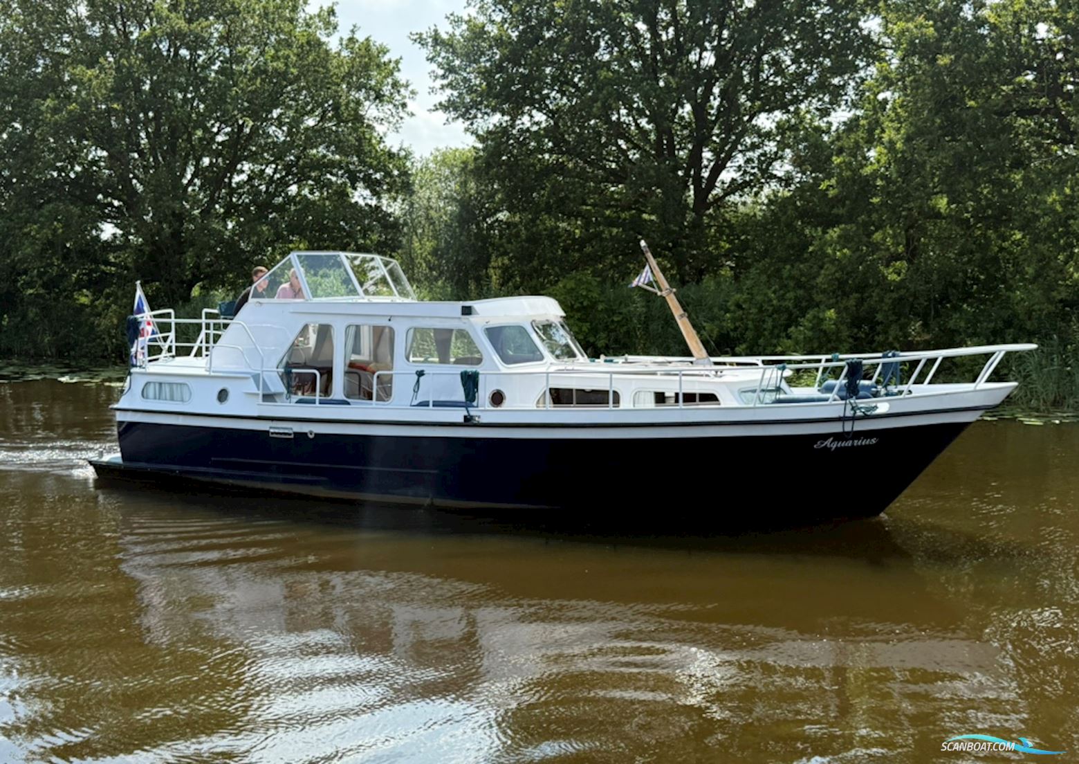 Waddenkruiser 1150 Motorboten 1980, met Mercedes motor, The Netherlands