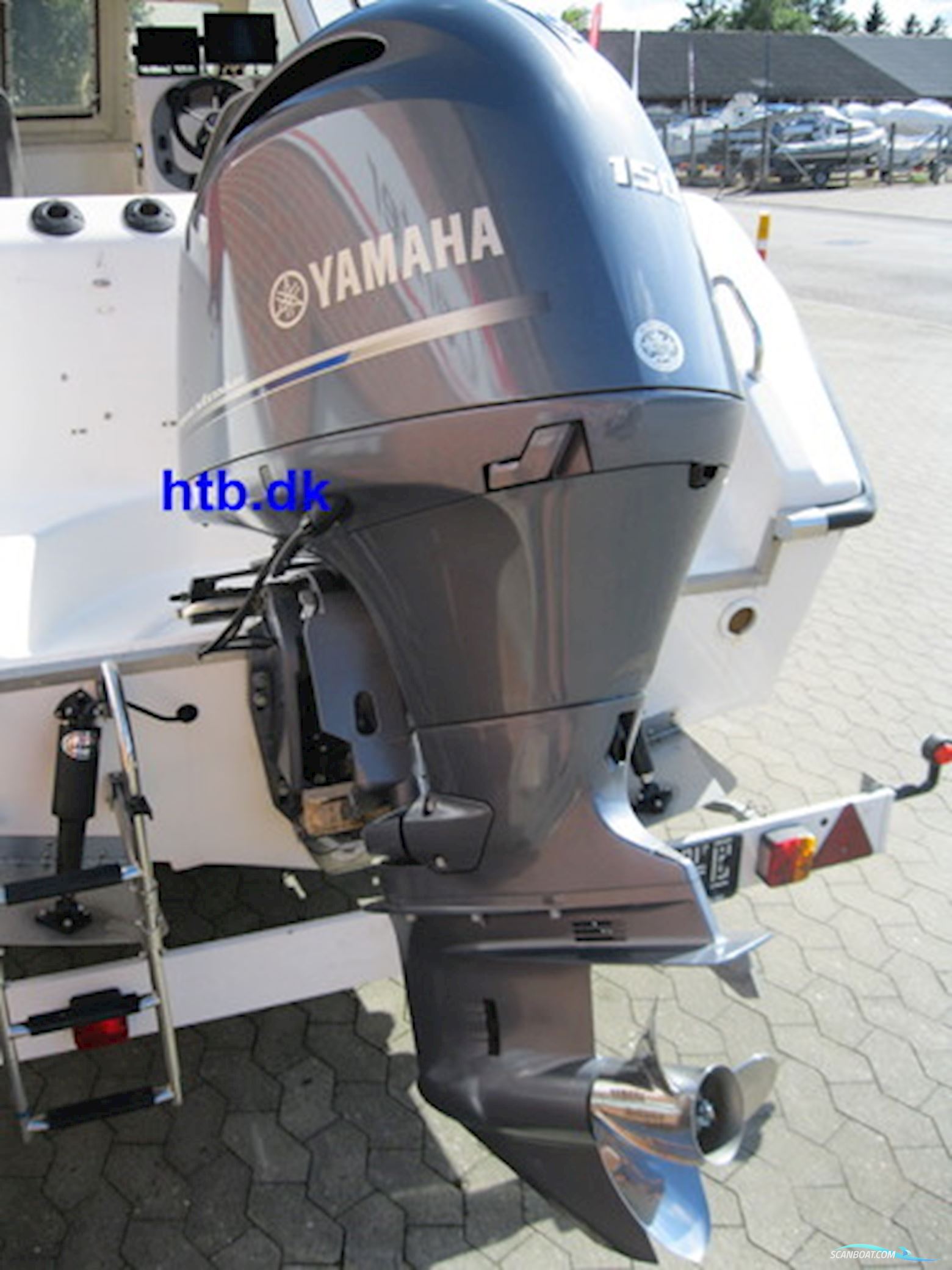 Warrior 175 m/Yamaha F150 hk 4-takt og Indespension 2600 kg boggitrailer - SOLGT !