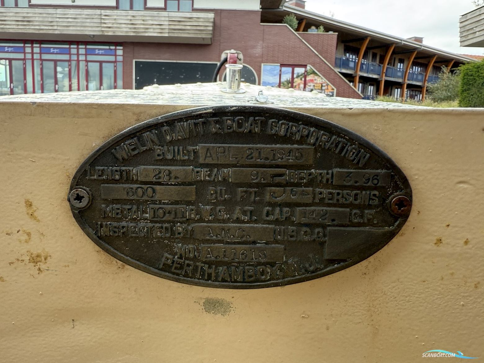 Welin Davit Reddingsloep