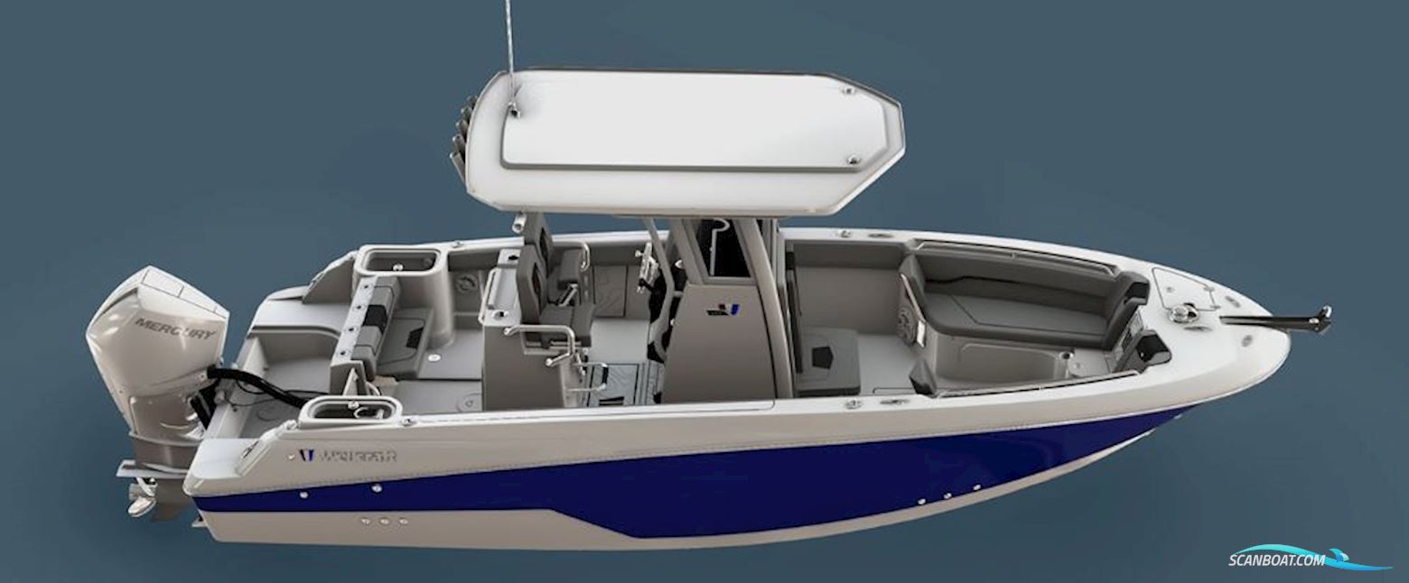 Wellcraft 243 Fisherman Motorboten 2024, met Mercury motor, Denemarken