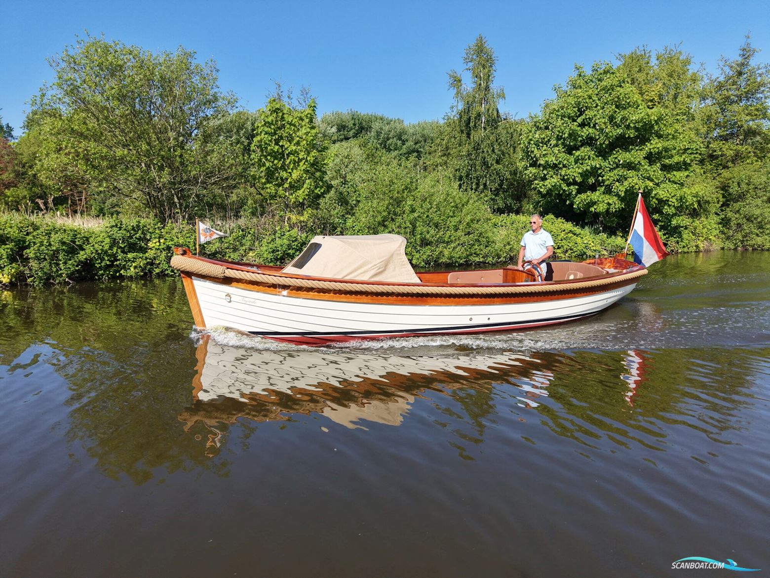 Wester Engh 7.80 Open Motorboten 2003, met Volvo Penta motor, The Netherlands