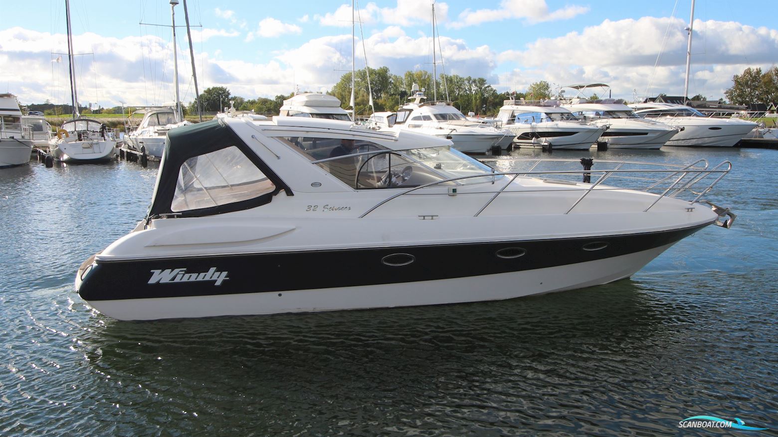 Windy 32 HT Scirocco Motorboten 2002, met Volvo Penta motor, Denemarken