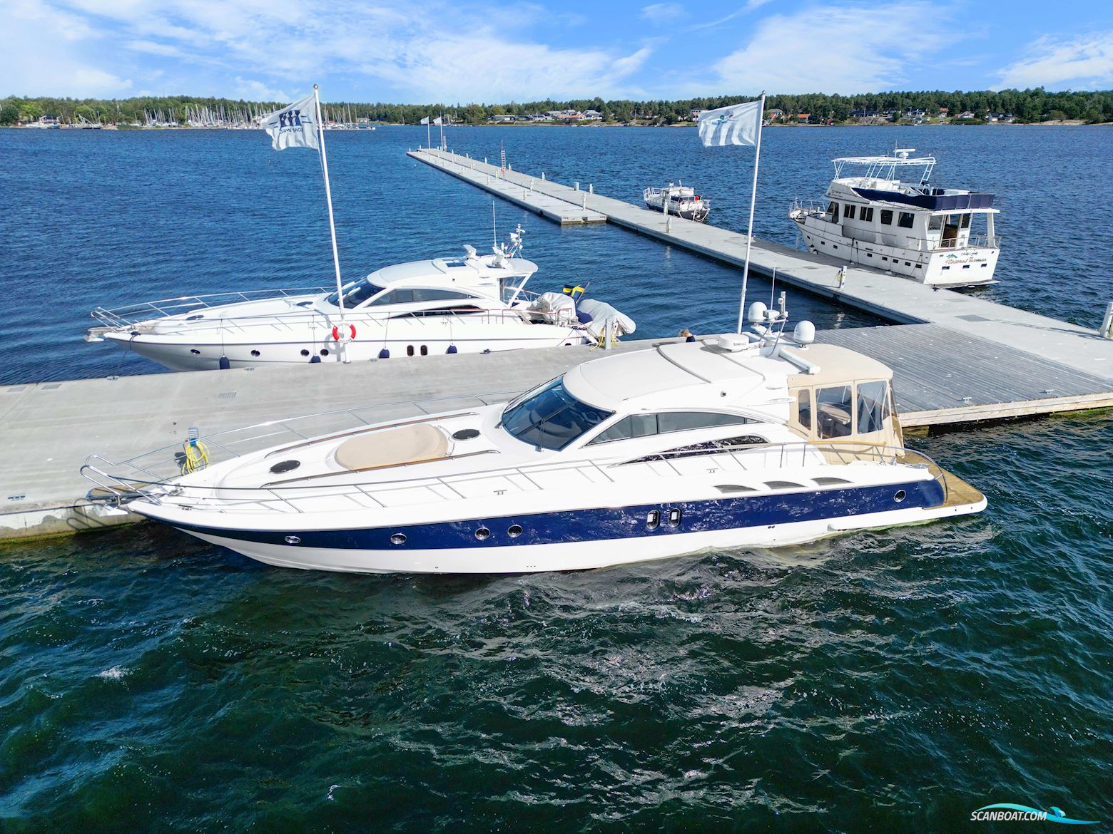 Windy 58 Zephyros Motorboten 2004, met Volvo Penta motor, Sweden