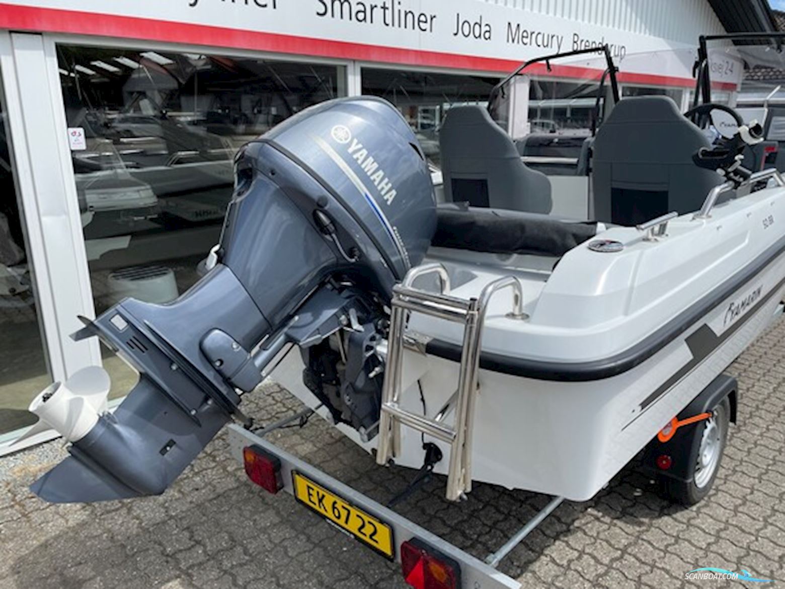 Yamarin 50 BR Med Yamaha F60 Elpt Efi og Variant Ocean 750 kg Trailer - Solgt