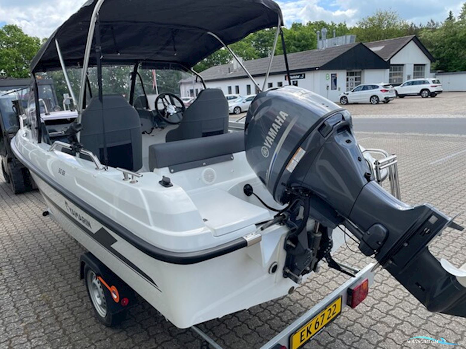 Yamarin 50 BR Med Yamaha F60 Elpt Efi og Variant Ocean 750 kg Trailer - Solgt