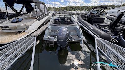 Yamarin 64 DC Motorboten 2017, met Yamaha F150 Detx, Ca. 93 Timmar motor, Sweden