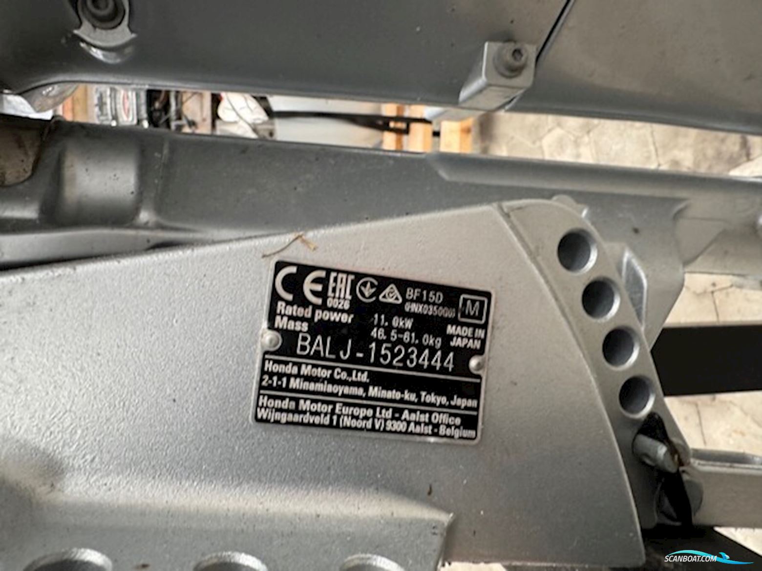 15 hk Honda BF15 4 takt - med lang ben