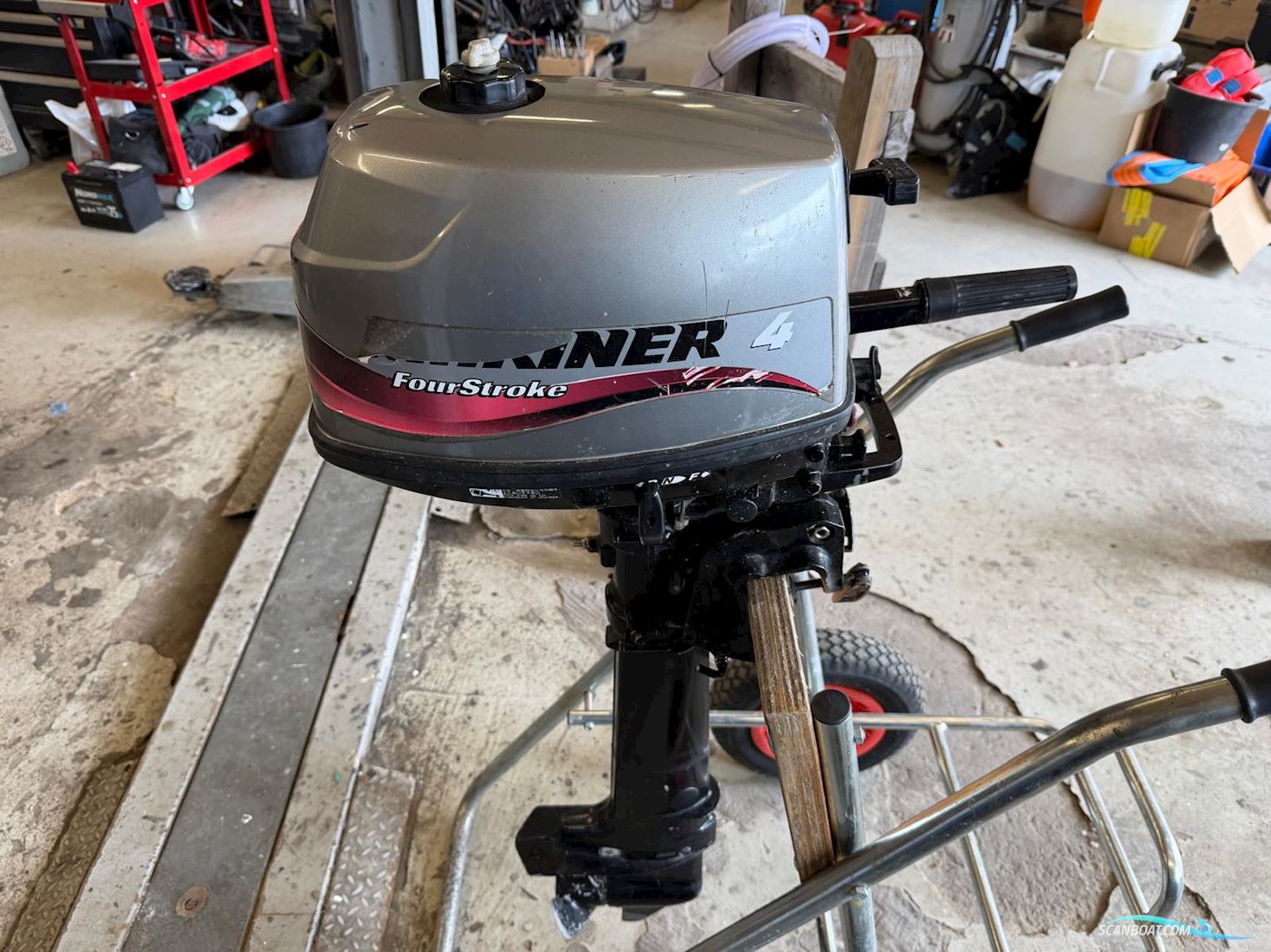 Mariner 4HK Motoren 2001, met Mariner motor, Denemarken