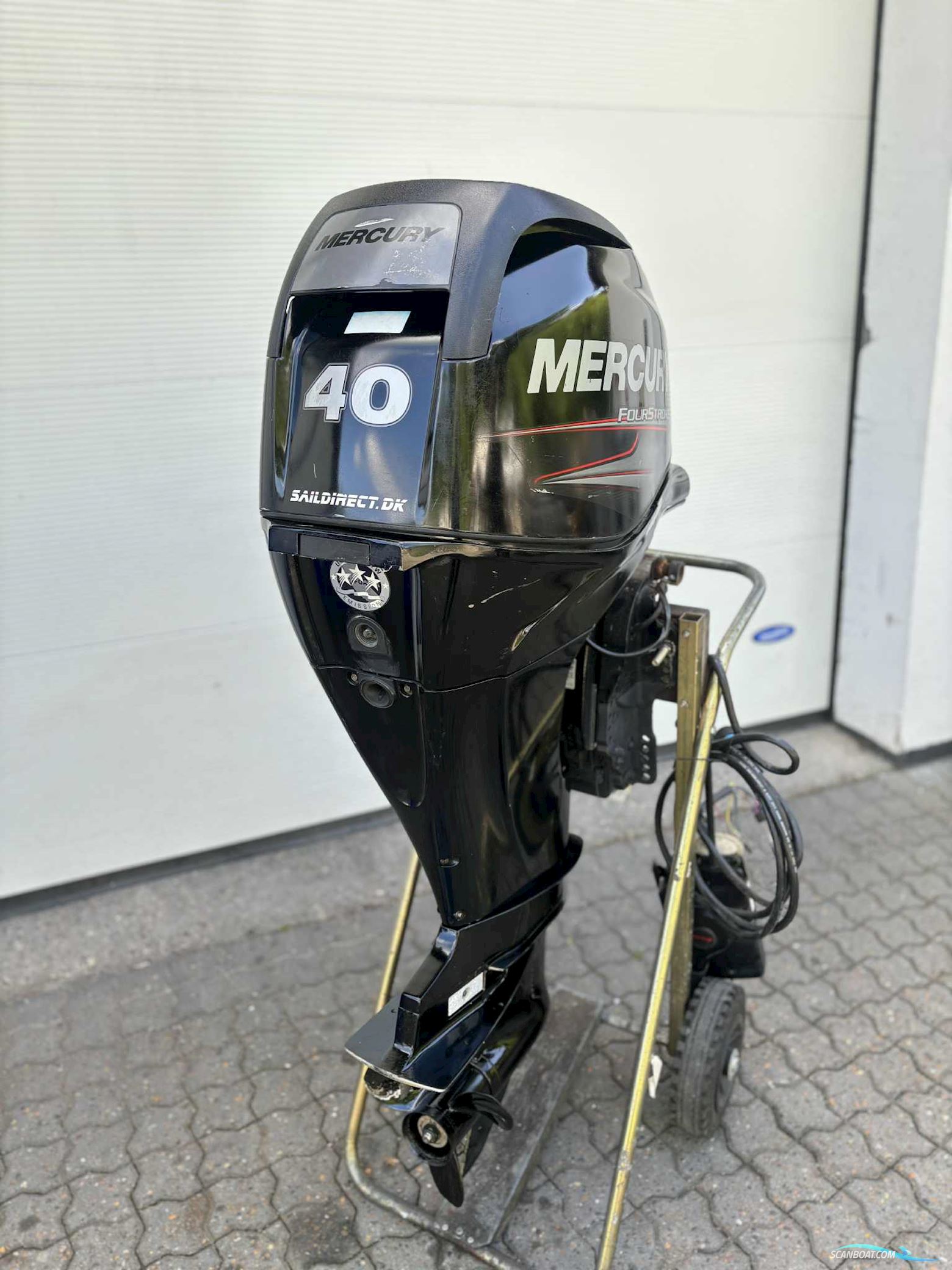 Mercury 40 hk EFI powertrim og el-start Motoren 2025, met Mercury motor, Denemarken