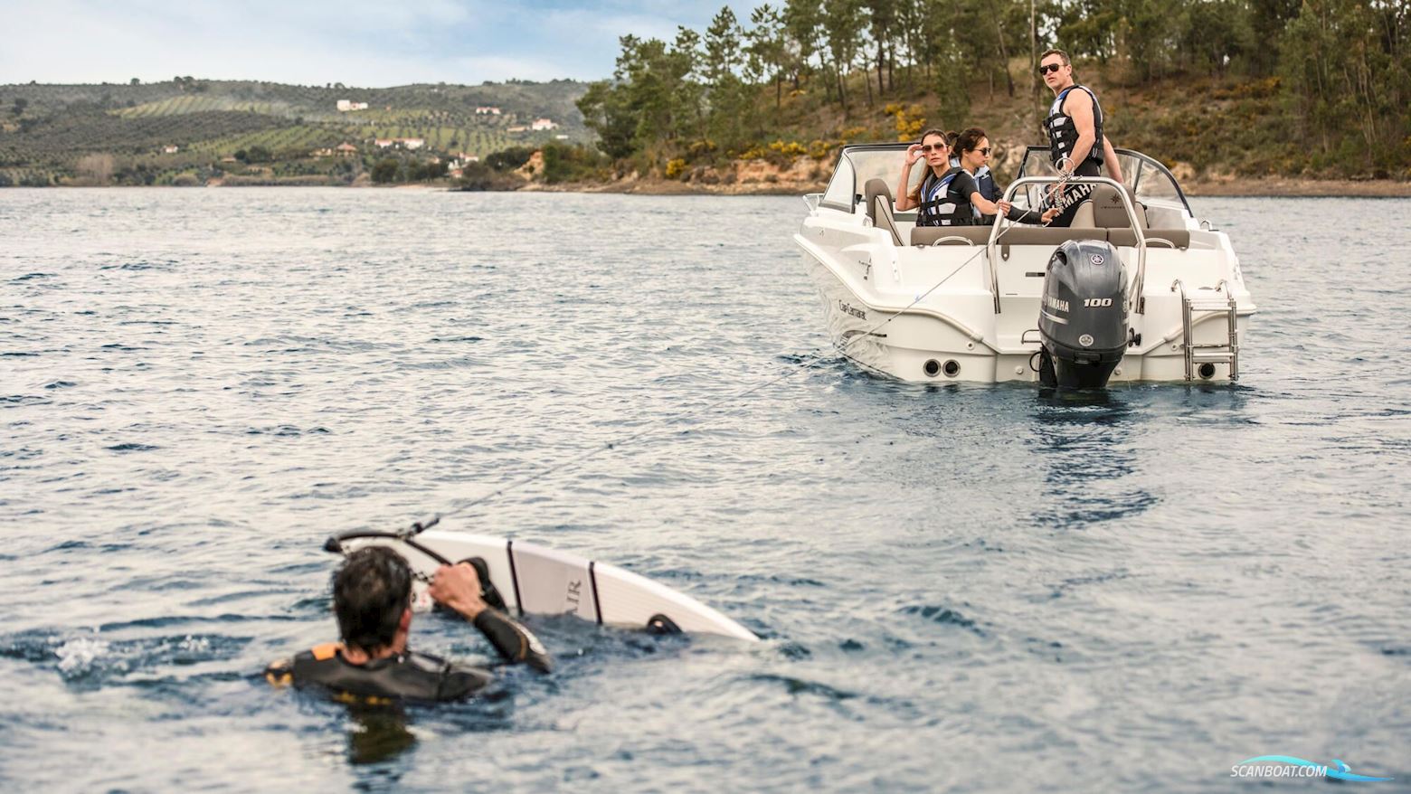 Yamaha 100 HK - Fjernbetjent, Elektronisk Start, Powertrim