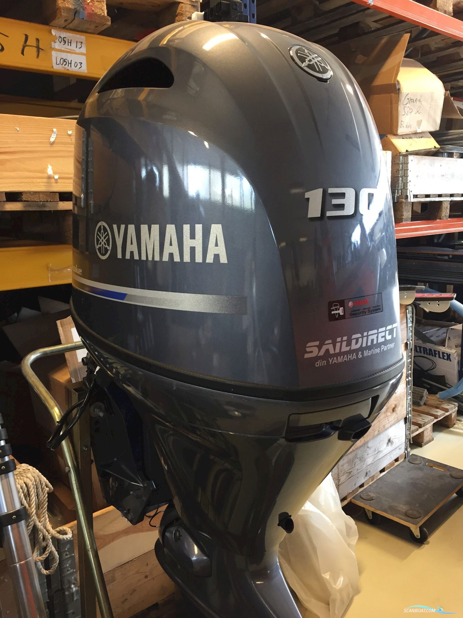 Yamaha 130 HK - Fjernbetjent, Elektronisk start, Powertrim