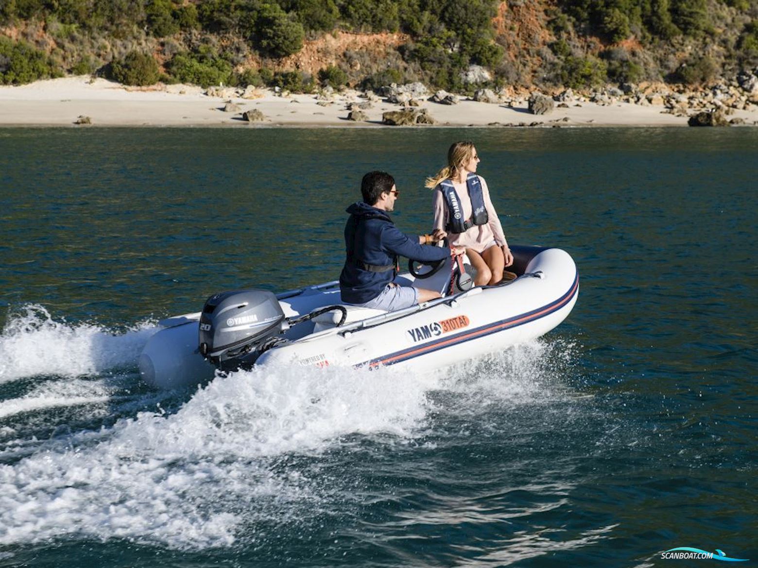 Yamaha 20 HK - Fjernbetjening, Elektrisk start, Power tilt