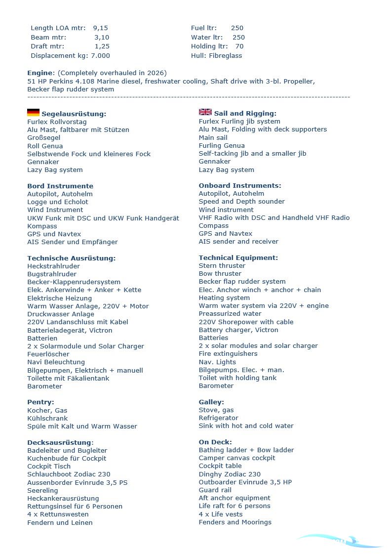 De Boarnstream Sirocco 31 Decksalon