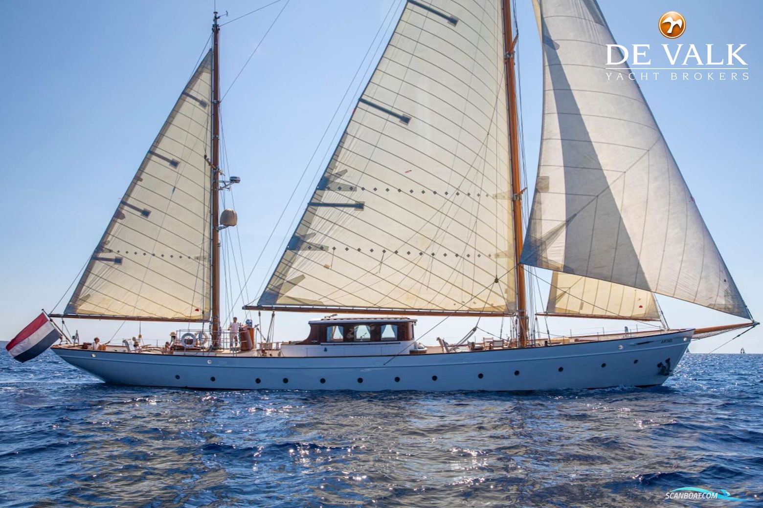 Feadship Ketch Motorsailer 1939, with Caterpillar engine, Spain