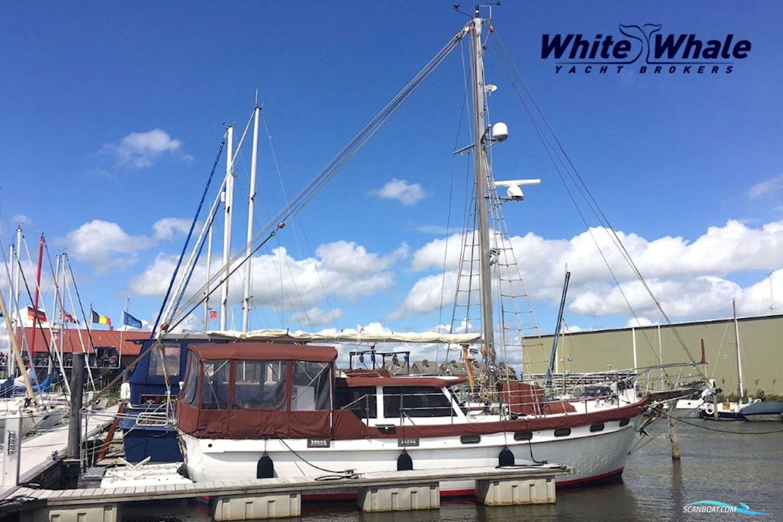 Island Trader 40 Motorsailer 1985, with John Deere engine, The Netherlands