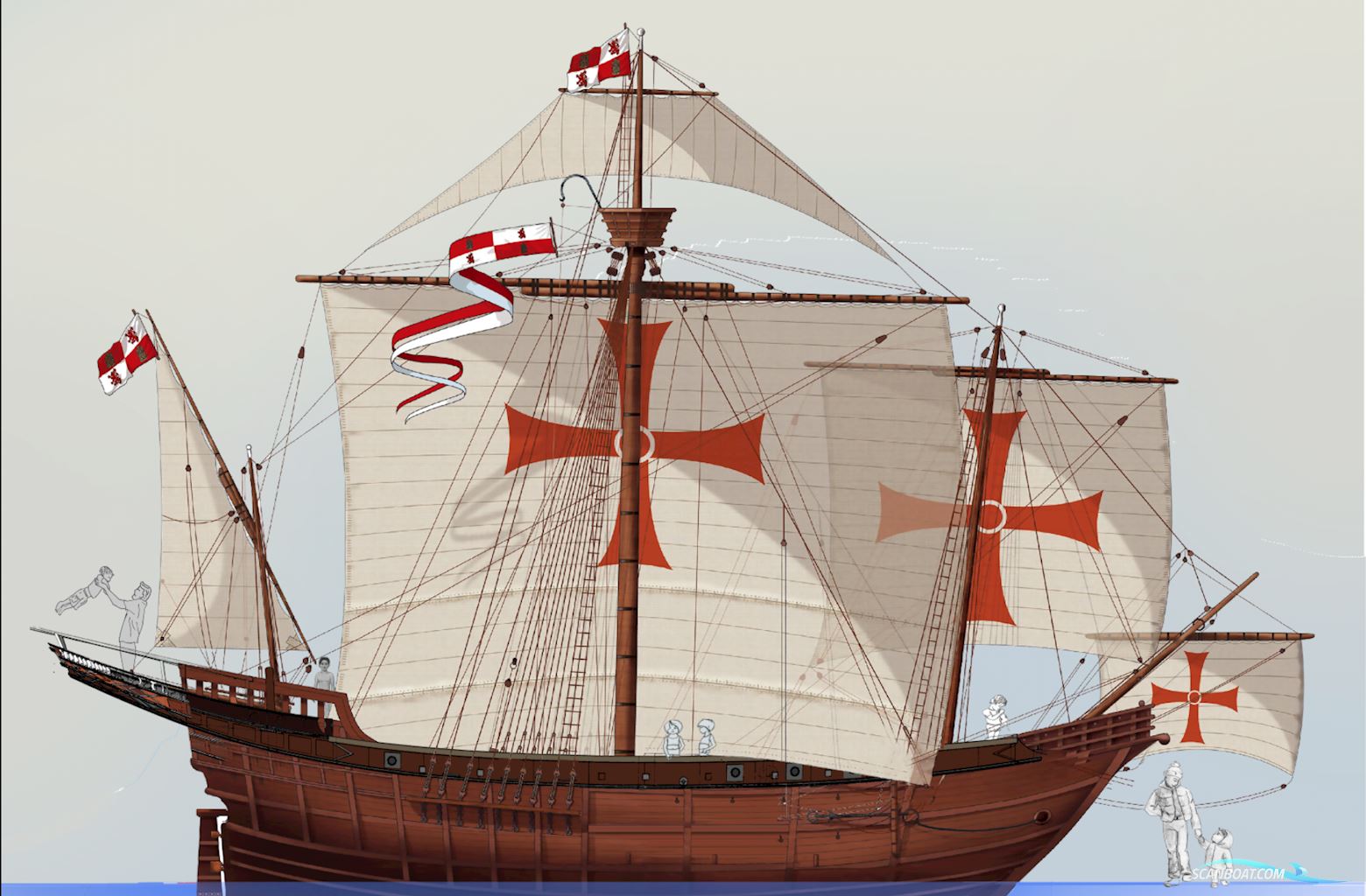 Ketch Rigged 451 Motorsailer Pilothouse