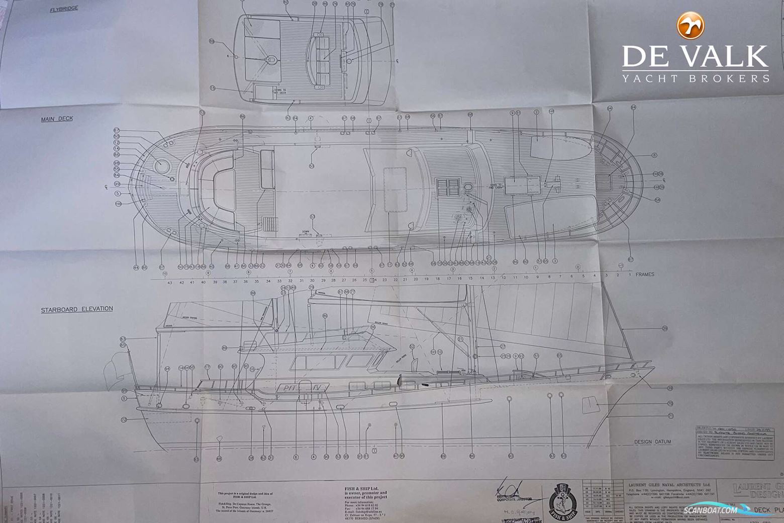 Laurent Giles Motorsailer Steel 23m