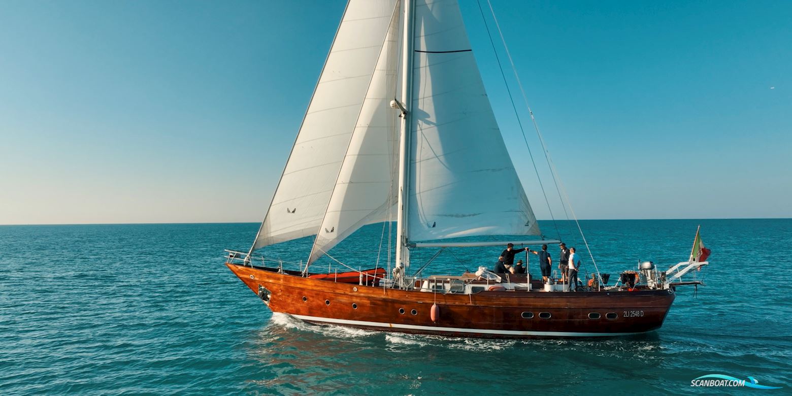 Mostes One Off Motorsailer 1972, with Volvo Penta Tam D61 306HP engine, Italy