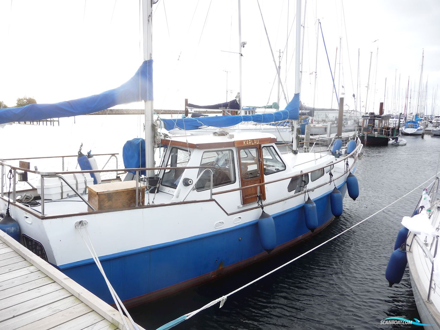 Motiva 39 Motorsailer 1974, with Bmc Leyland 6 Cyl. engine, Denmark