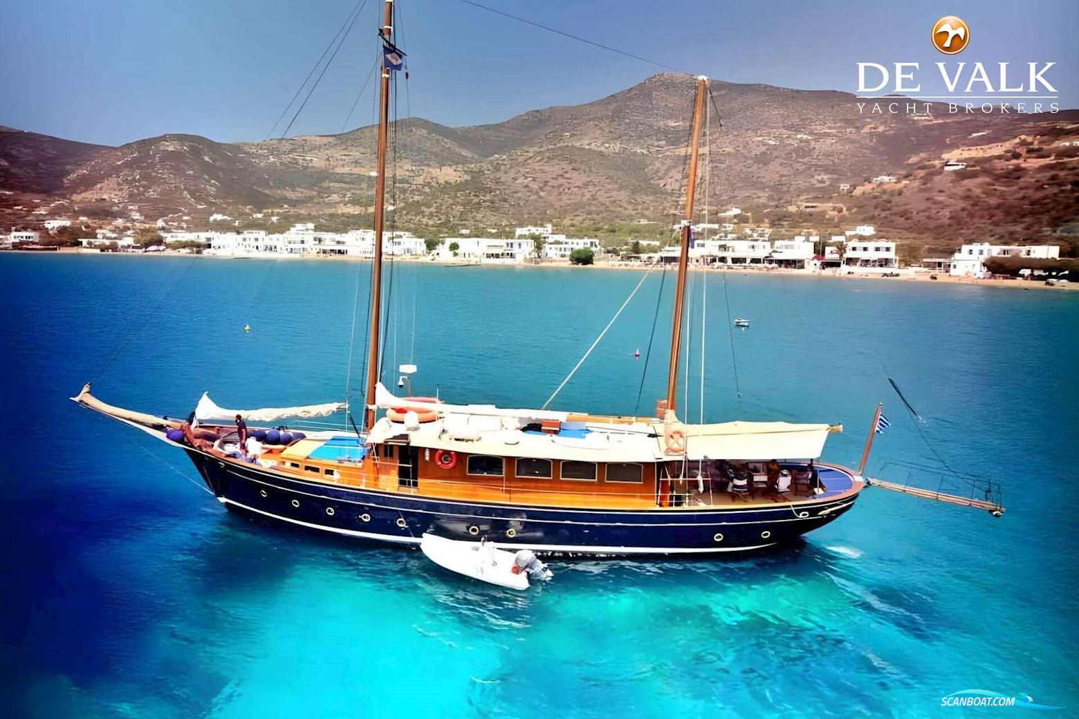 Motorsailer Liberty Classic Caique 24 M Motorsailer 1970, with Mercedes engine, Greece
