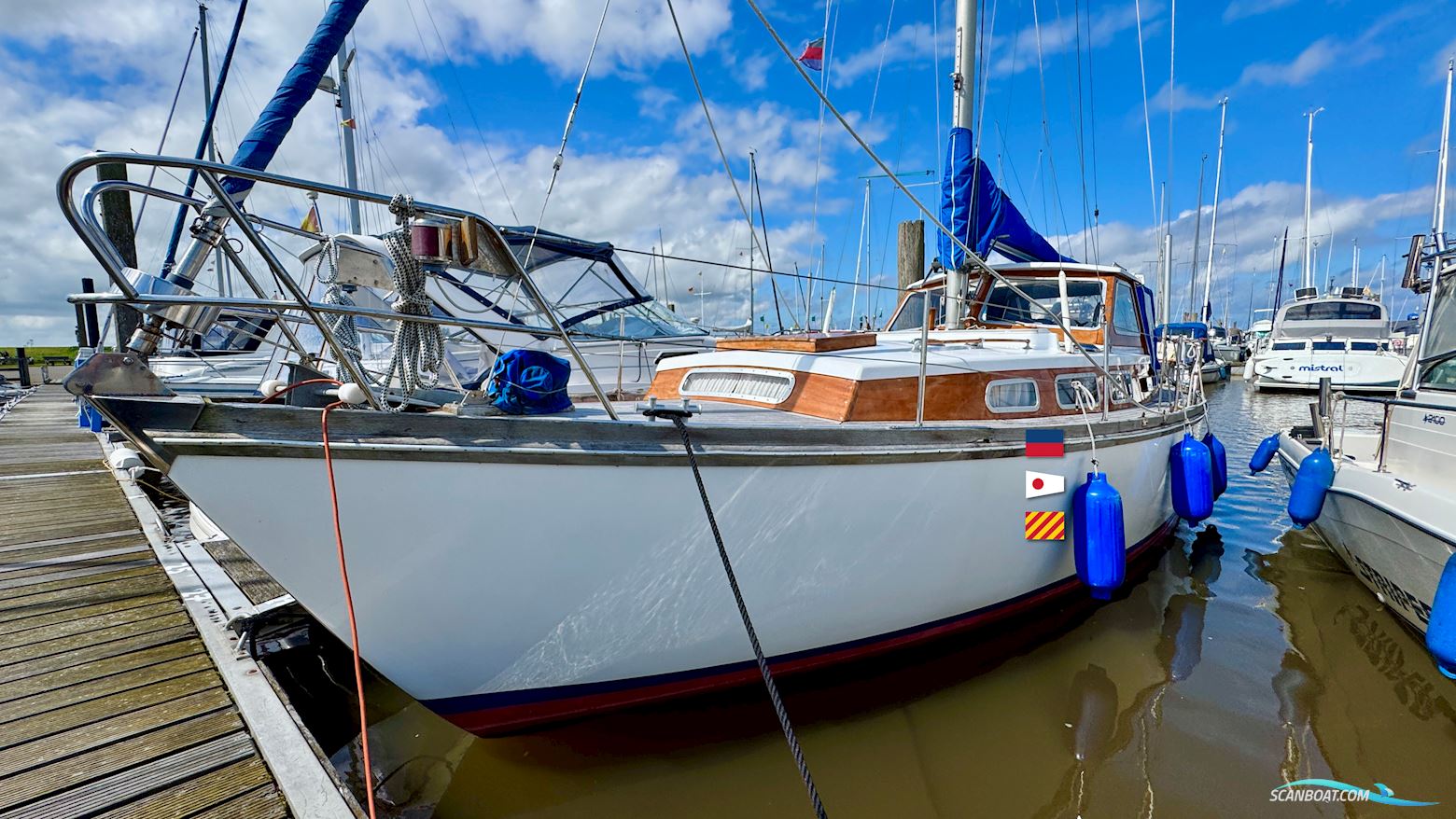 Vilm 1 Motorsailer 1982, with Mercedes Benz engine, Germany