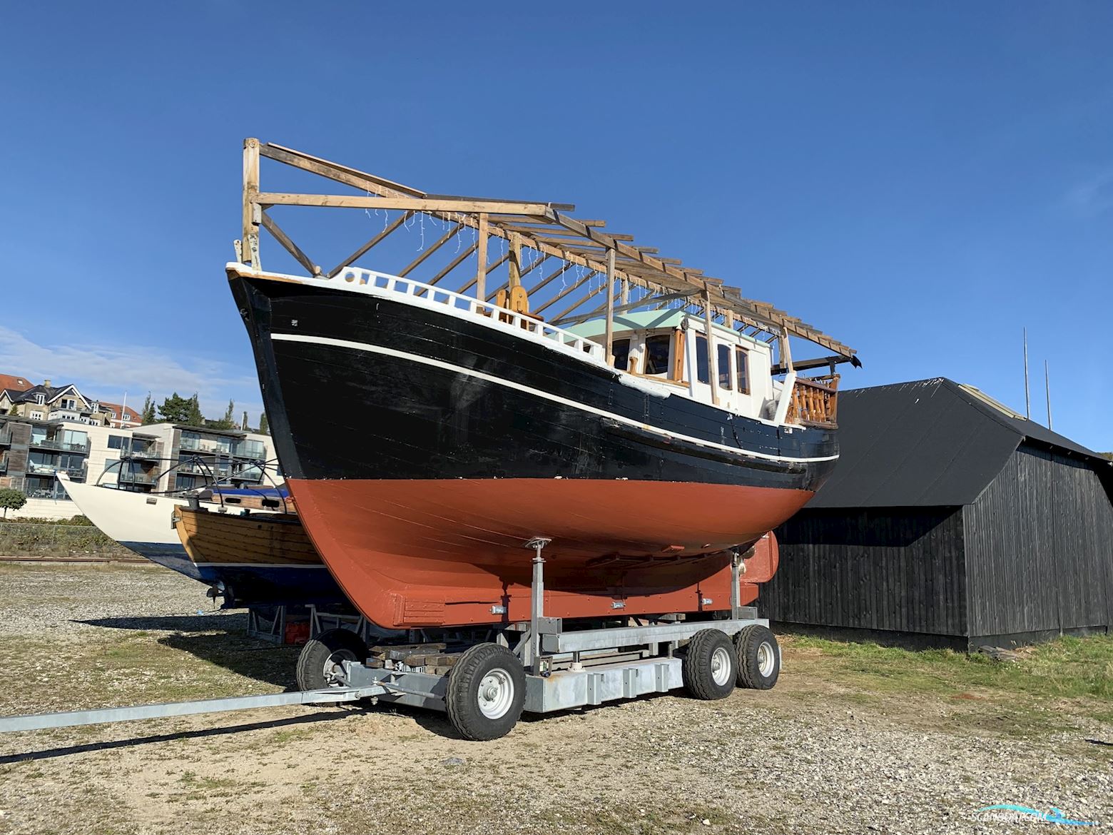 wooden boat - Jagt Ketch Rigged