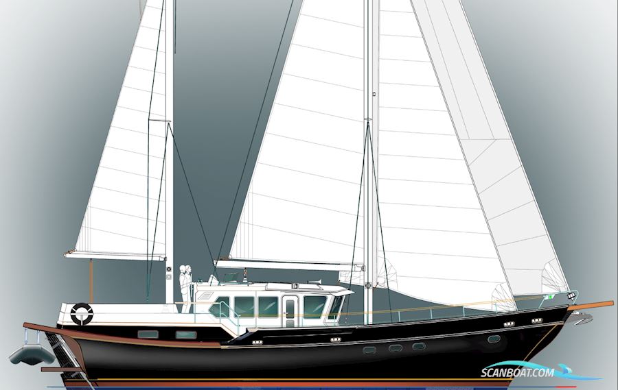 53ft Motorsailer, Shallow Water, Lifting Keel, Ketch Rigged