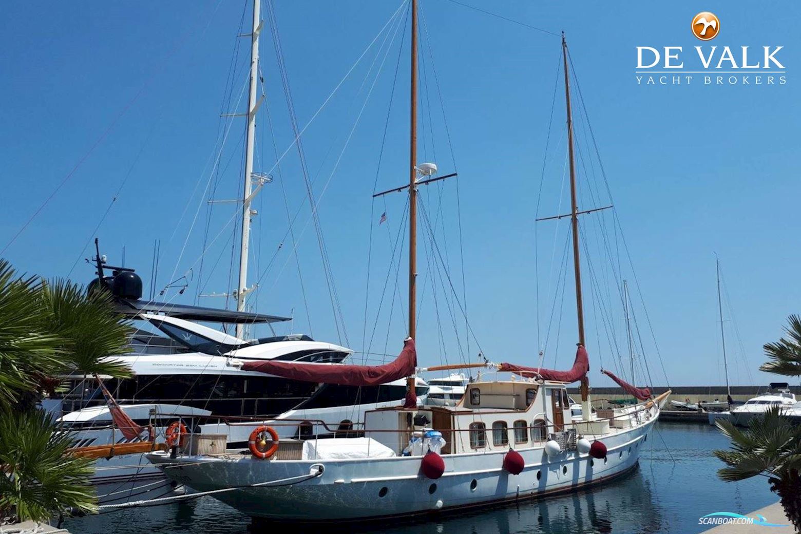 Classic Dutch Motorsailer Motorseglar 1932, med Volvo motor, Italien