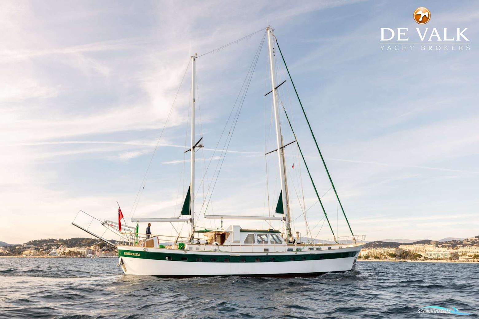 Kempers Ketch 24M Motorseglar 1985, med Man motor, Frankrike