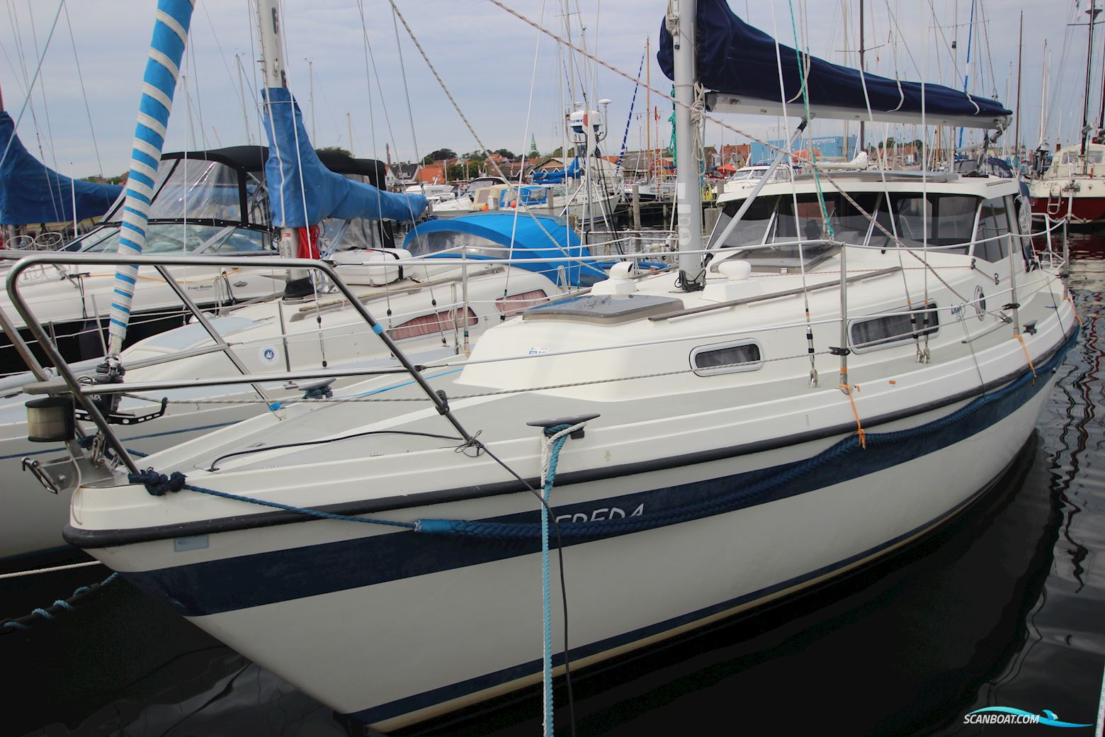Lm 28 Motorseglar 1985, med Yanmar 3GM30C motor, Danmark